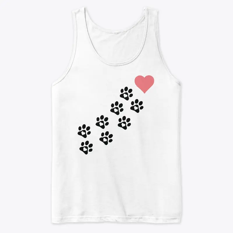 Women Graphic Paw Dog Love Style Cartoon